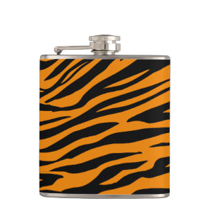 Abstract Predator Skin Camo Art: Adventure design Hip Flask