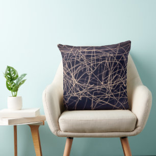 Abstract print cushion