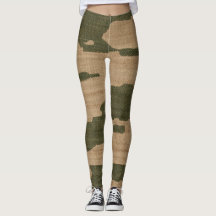 Abstract Print Leggings for Active Women