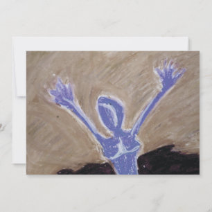 abstract print   postcard