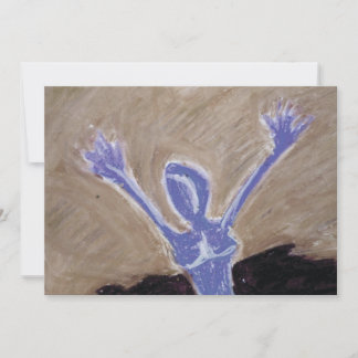 abstract print | postcard