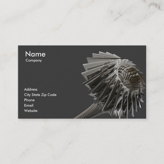 Abstract Professional Business Card template (Front)