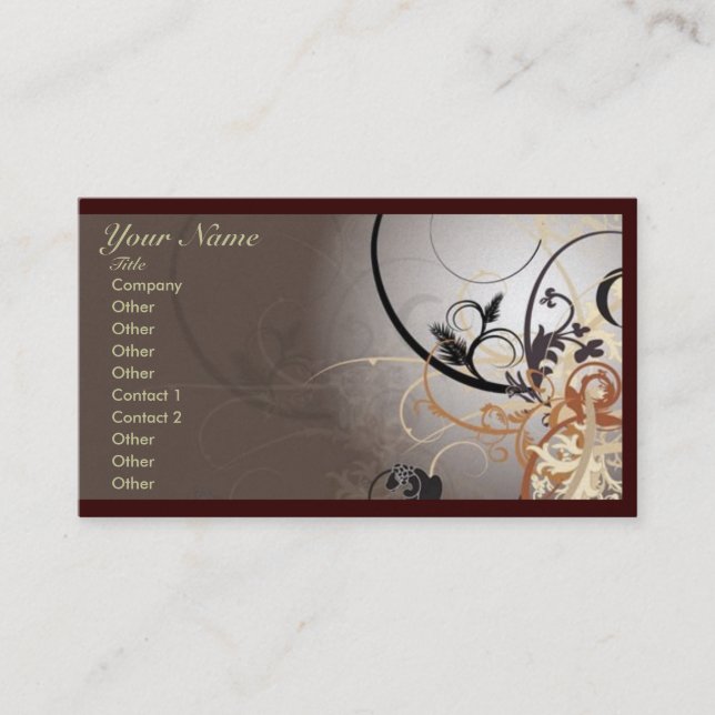 Abstract Professional Business Card template (Front)