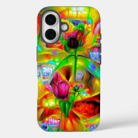 Abstract Psychedelic Flowers
