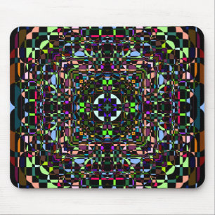 Abstract Psychedelic Mouse Pad