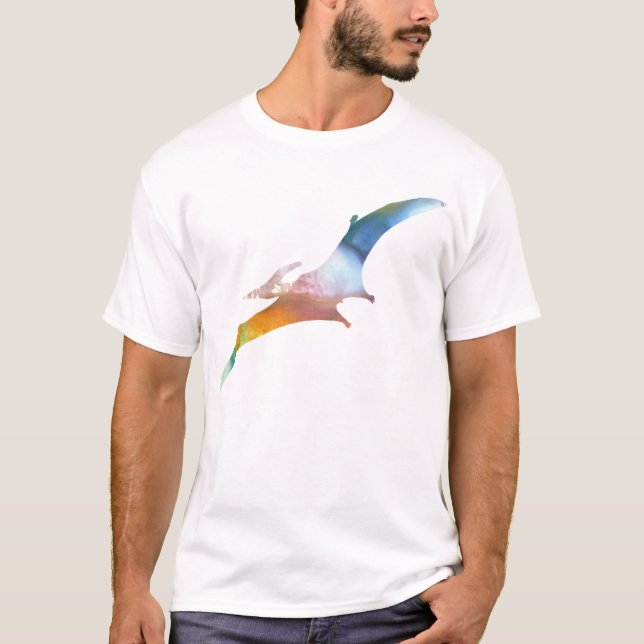 Abstract Pterodactyl silhouette T-Shirt (Front)