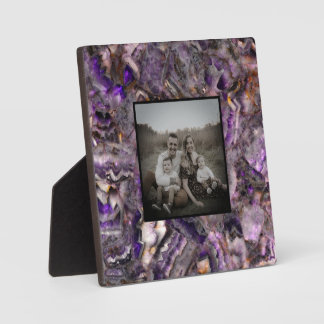 Abstract purple Amethyst Quartz, purple granite Plaque
