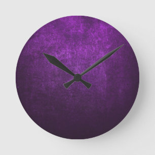 Abstract Purple Background Or Paper With Bright Round Clock