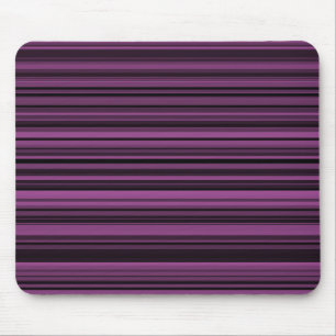 Abstract Purple Black Stripes Mouse Pad