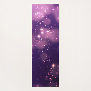 Abstract Purple Bokeh Yoga Mat