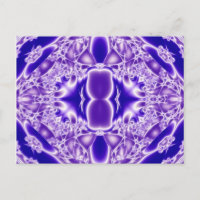 Abstract Purple Crystal Design