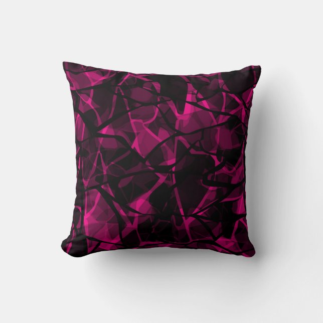 Abstract purple cushion (Front)