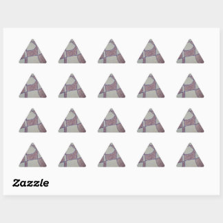 Abstract Purple Customisable Sticker