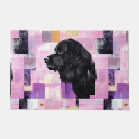 Abstract purple Newfie 