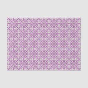 Abstract Purple Orchid Flower Design Pattern Art Tissue Paper