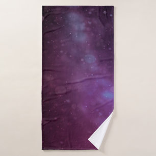 Abstract purple pattern background bath towel