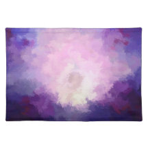 Abstract Purple Place-mats  20" x 14"