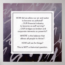 Abstract Purple Save Planet Earth Motivational