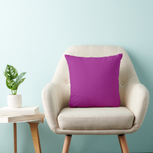 Abstract purple Solid Plain Color Cushion