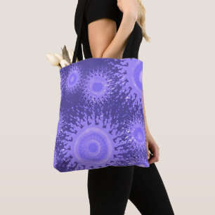 Abstract Purple Splash Tote Bag