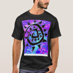 Abstract Purple T-Shirt