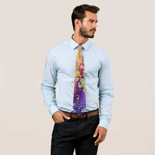 Abstract Purple Tie (In Situ)