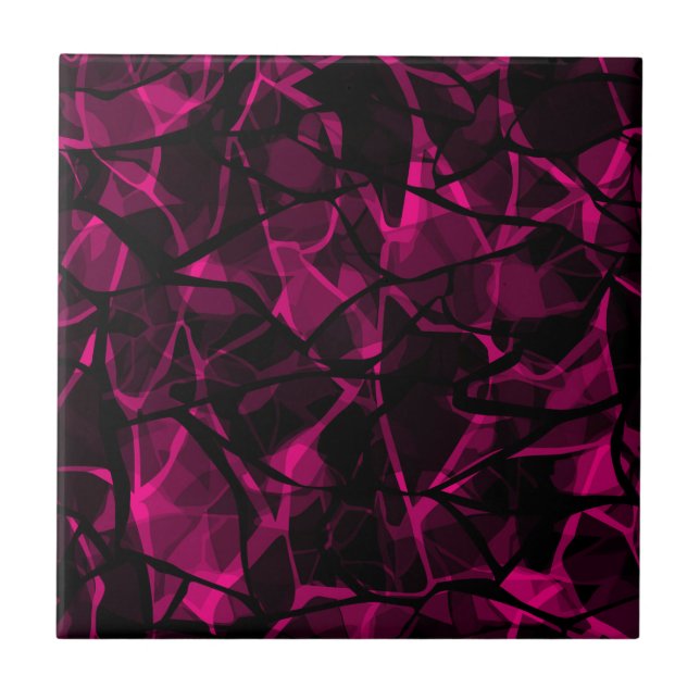 Abstract purple tile (Front)