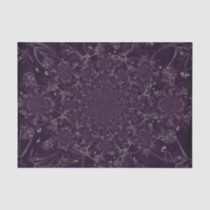 Abstract Purple Vintage Decoupage Pattern Design Tissue Paper