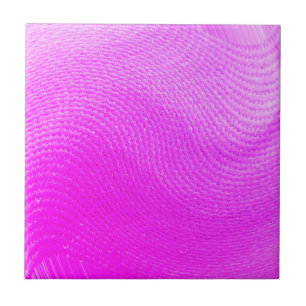 Abstract Purple Waves Cersmic Tile