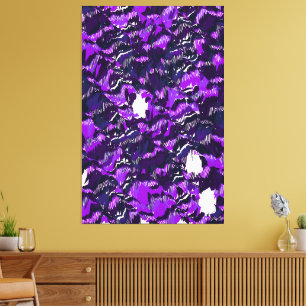 Abstract Quantum Landscape Design  Canvas Print