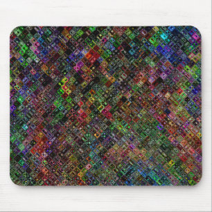 Abstract Quilt Mouse Pad