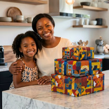 Abstract Quilt Patchwork Gift for African American