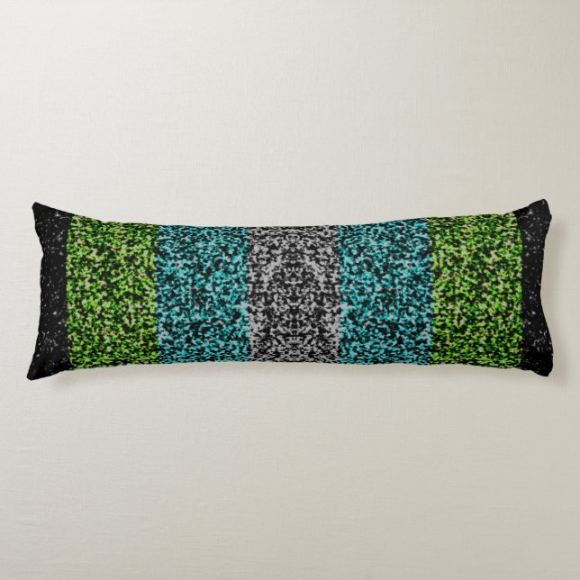 Abstract Quioromantic Pride Flag     Body Cushion (Front)