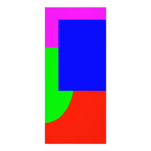 Abstract Rack Card