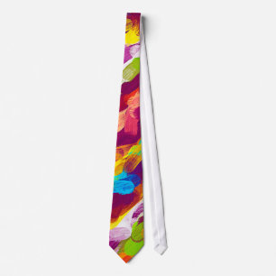 Abstract Radial Pastel Pattern #3 Tie