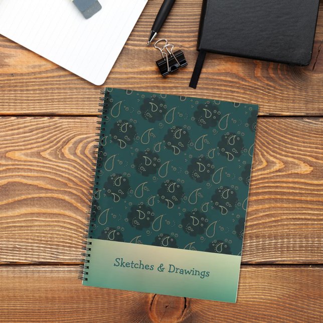 Abstract rain drops Notebook (Creator Uploaded)