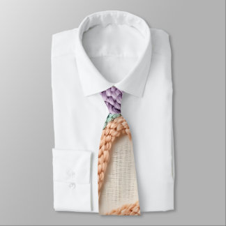 Abstract Rainbow Arch Pastel Mint Neck Tie
