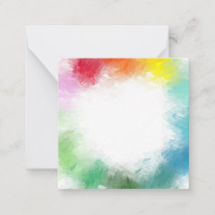 Abstract Rainbow Colours Elegant Trendy Template