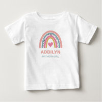 Abstract Rainbow Cute Girls Birthday