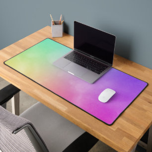 Abstract Rainbow Design Desk Mat
