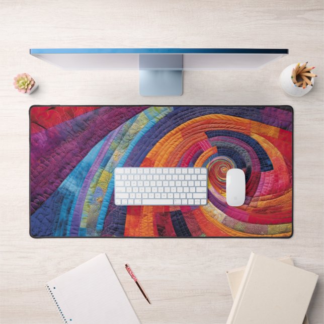 Abstract Rainbow Desk Mat (Office 1)