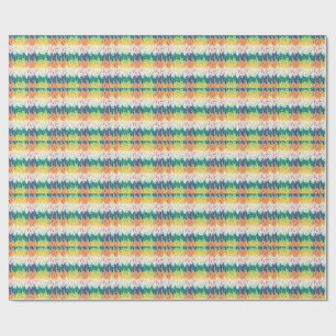 Abstract Rainbow Drip Colourful Liquid Pattern Art Wrapping Paper