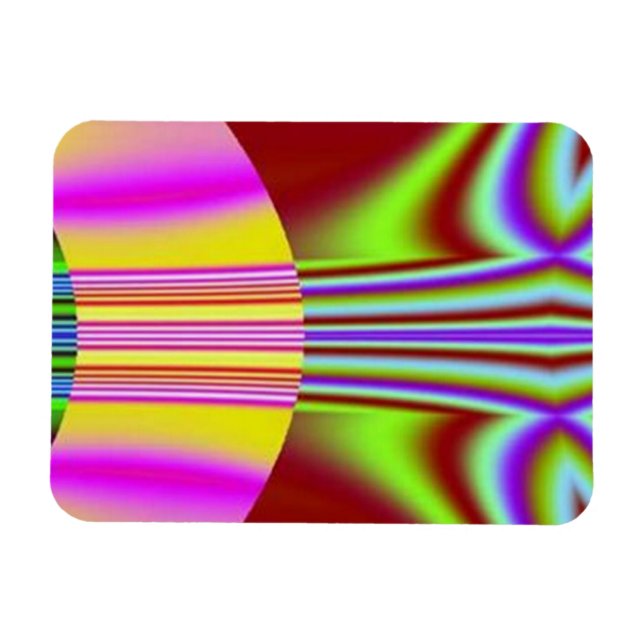 Abstract Rainbow Guitar Magnet (Horizontal)