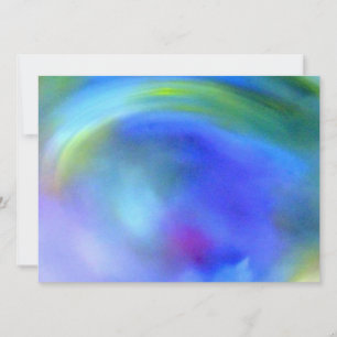 Abstract Rainbow Invitation