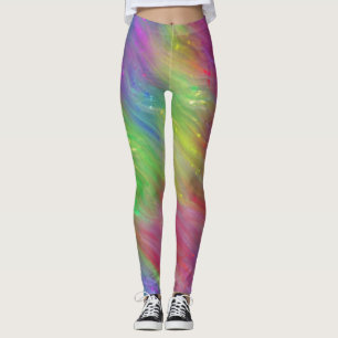 Abstract Rainbow Leggings