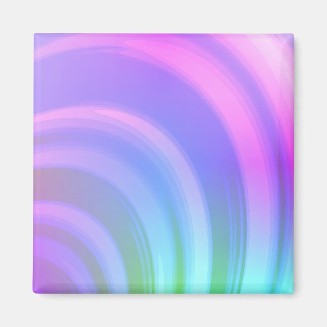 Abstract Rainbow Magnet (Front)