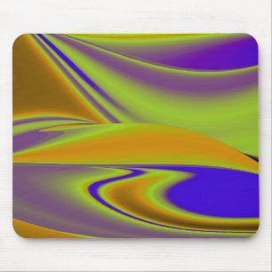 Abstract rainbow mouse pad