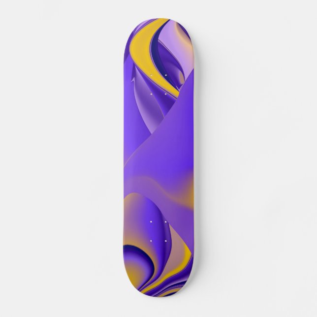 Abstract Rainbow Skateboard (Front)