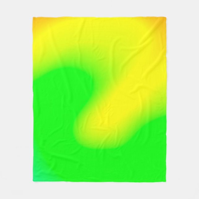 Abstract rainbow soft cloud background in pastel c fleece blanket (Front)