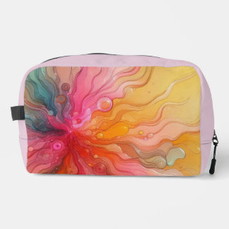 Abstract Rainbow Sun Rays Landscape Dopp Kit